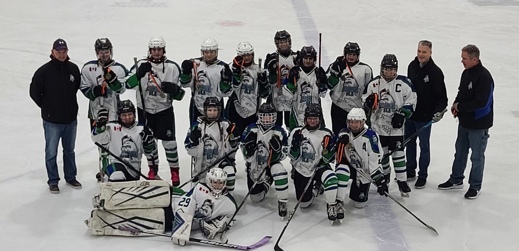 U15 C1 Wins in Salmon Arm Abbotsford Female Hockey Association